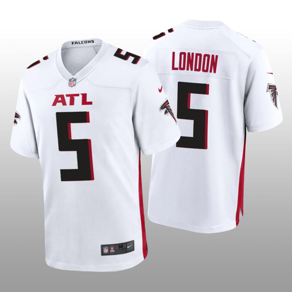 Atlanta Falcons White 2022 NFL Draft Drake London Game Jersey