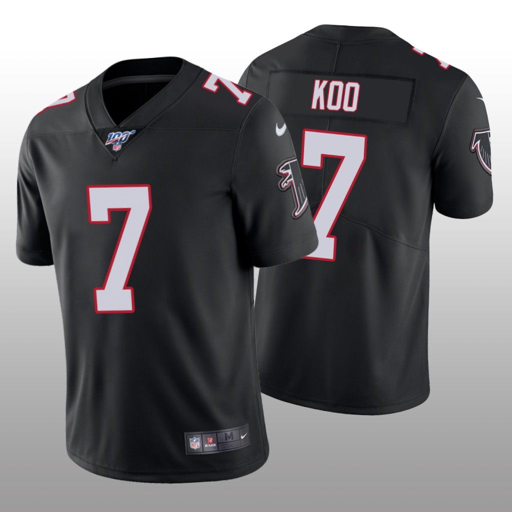 Atlanta Falcons Younghoe Koo Black Vapor Limited Jersey 100th Season - Men's
