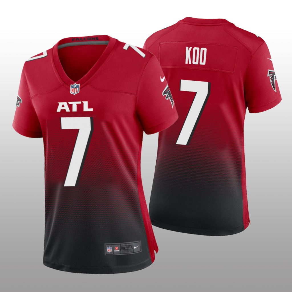 Atlanta Falcons Younghoe Koo Red Jersey 2nd Alternate Game - Women's