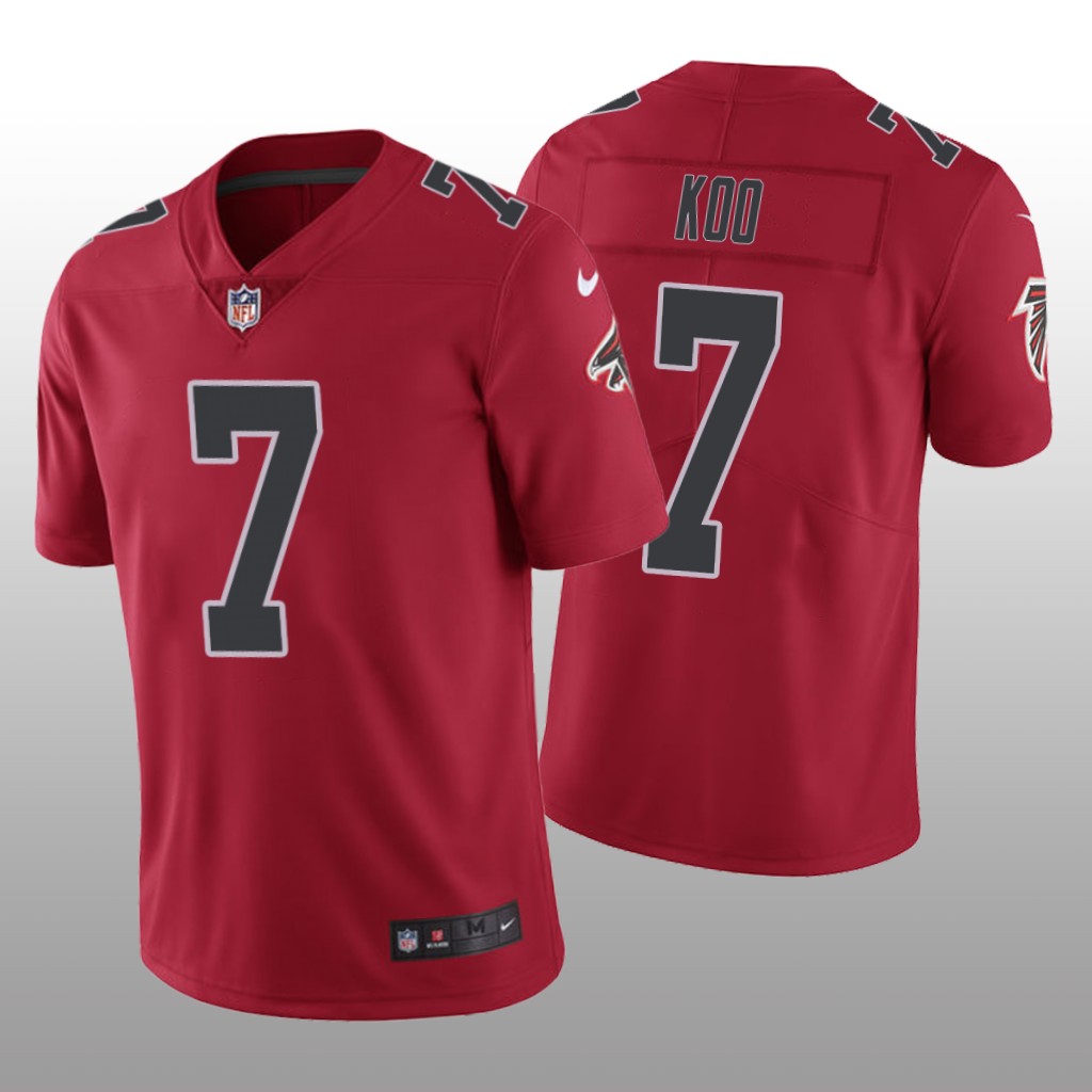 Atlanta Falcons Younghoe Koo Red Jersey Color Rush Limited - Men's