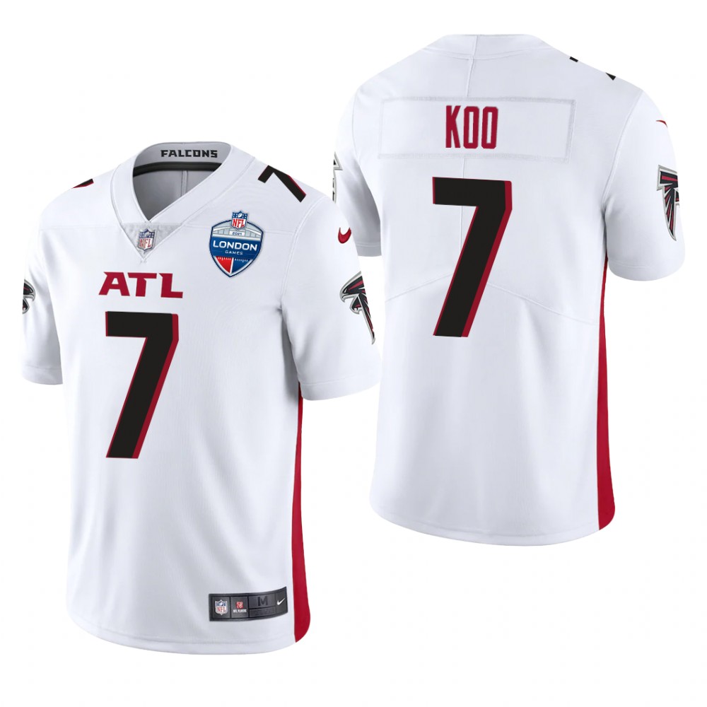 Atlanta Falcons Younghoe Koo White Jersey Vapor Limited - Men's