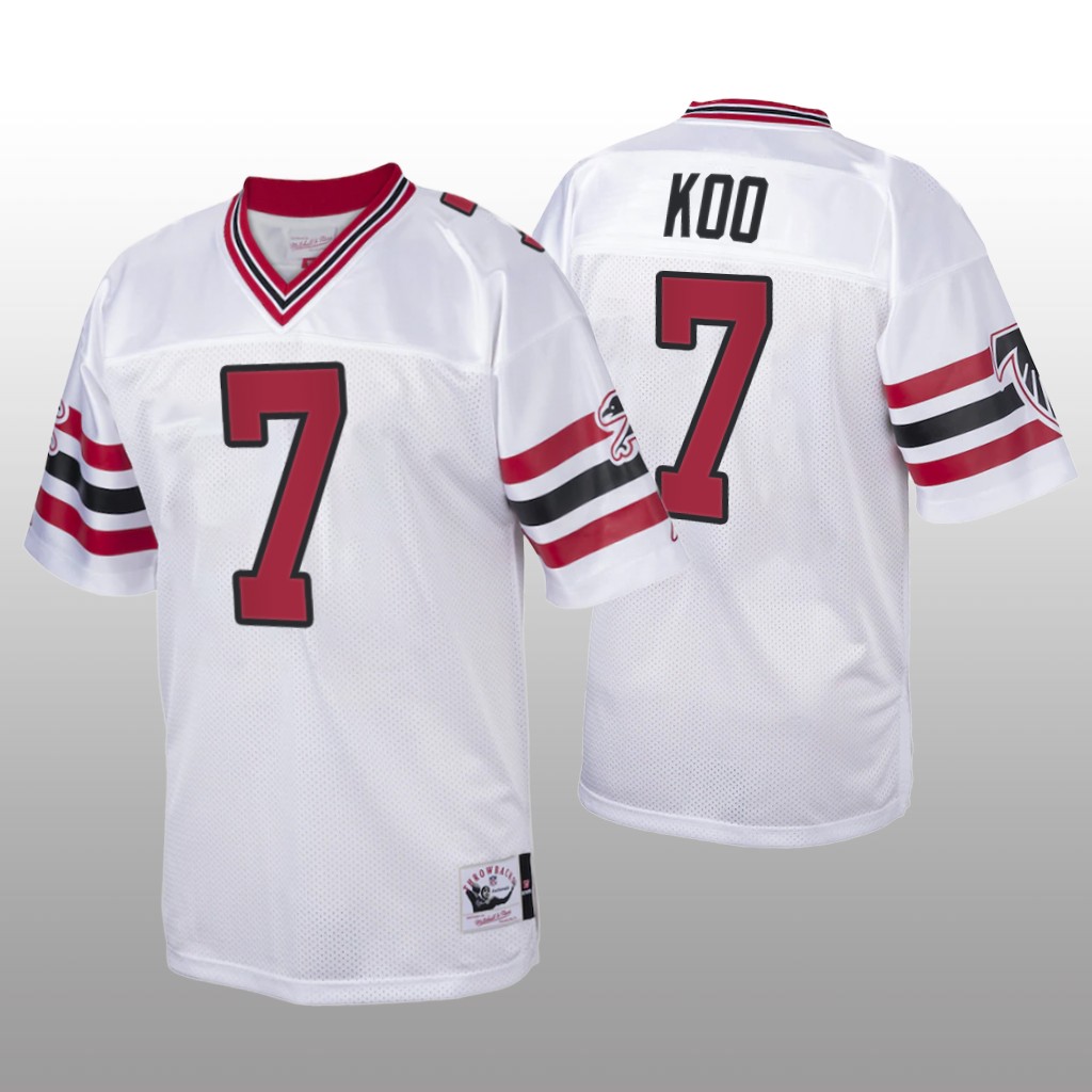Atlanta Falcons Younghoe Koo White Throwback 1989 - Men's