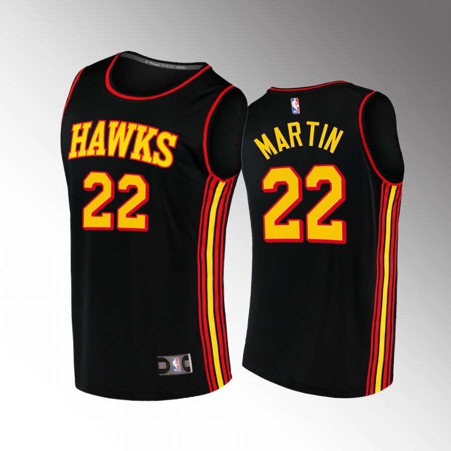Atlanta Hawks #22 Tyrese Martin Statement Jersey 2022-23  Black
