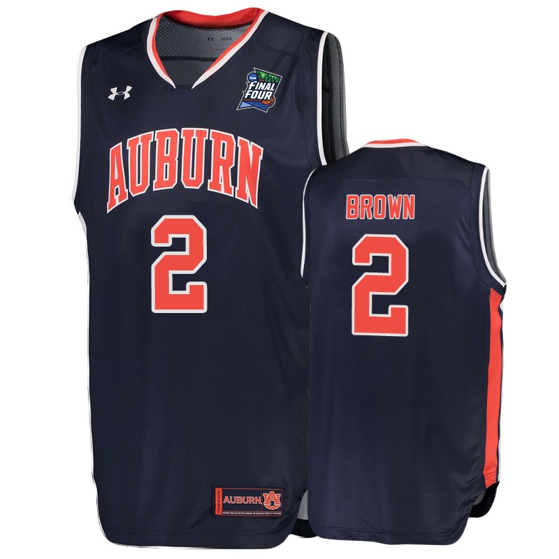 Auburn Tigers Bryce Brown #2 Navy 2019 Final-Four  Jersey
