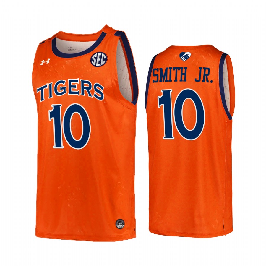 Auburn Tigers Jabari Smith Jr. Jersey 2022 College  Orange Unite As One Uniform