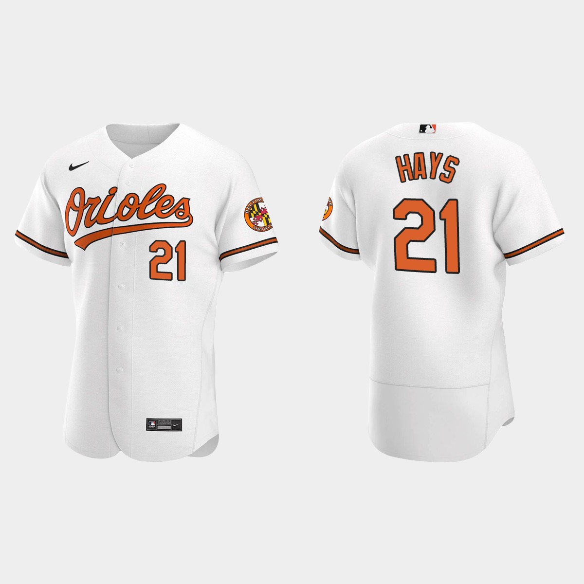 Austin Hays #21 Baltimore Orioles Home Jersey - White