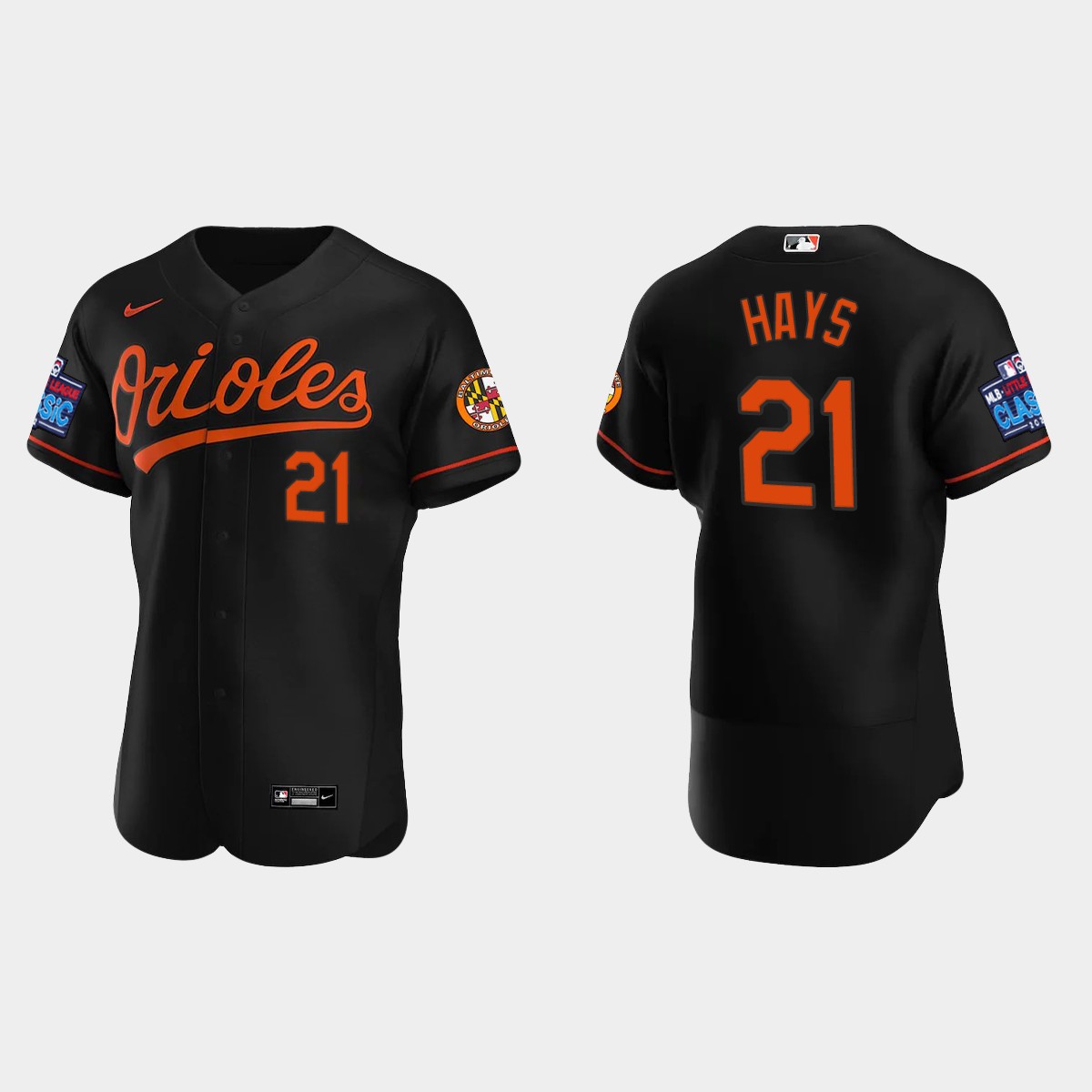 Austin Hays Baltimore Orioles 2022 Little League Classic Jersey - Black