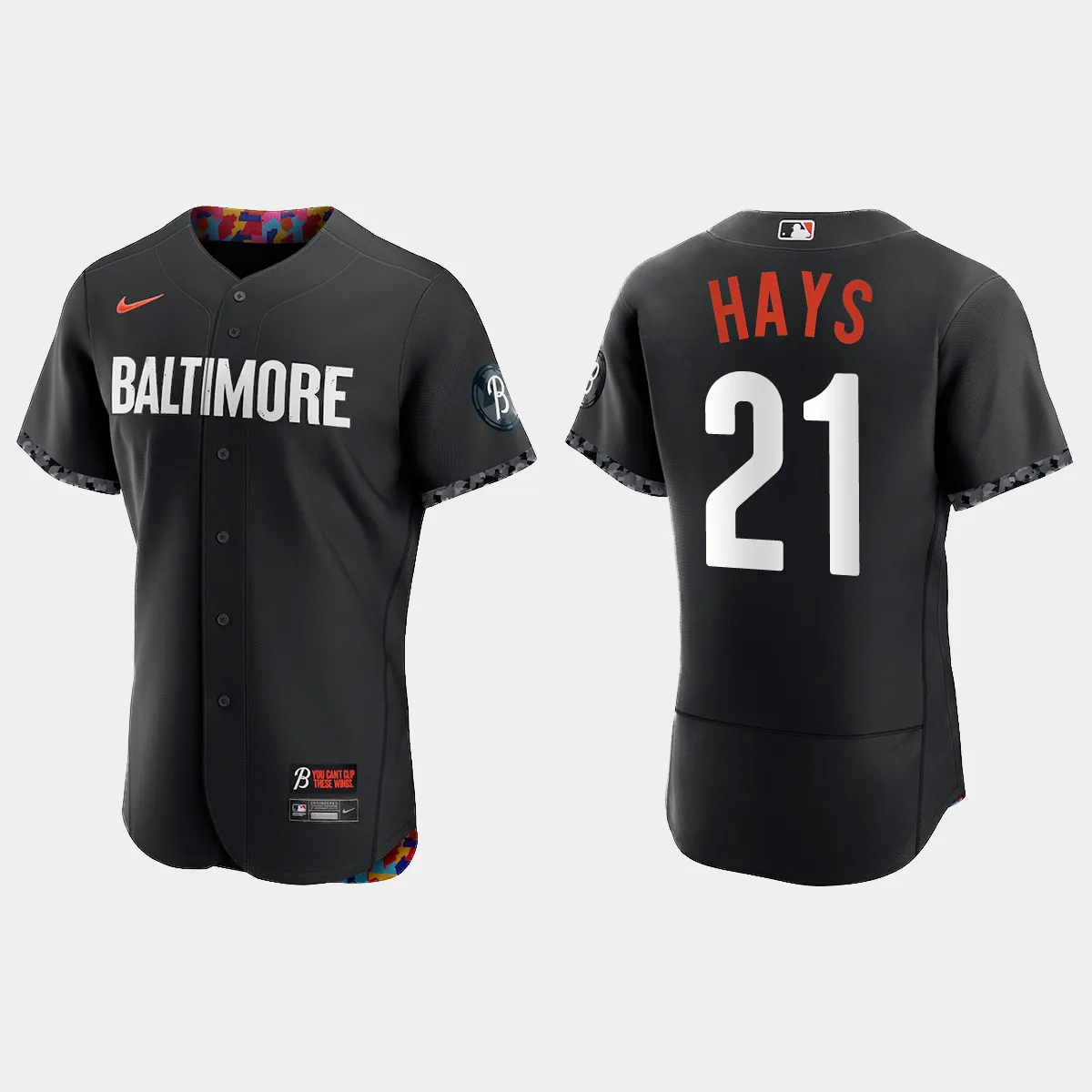 Austin Hays Baltimore Orioles 2023 City Connect Jersey - Black