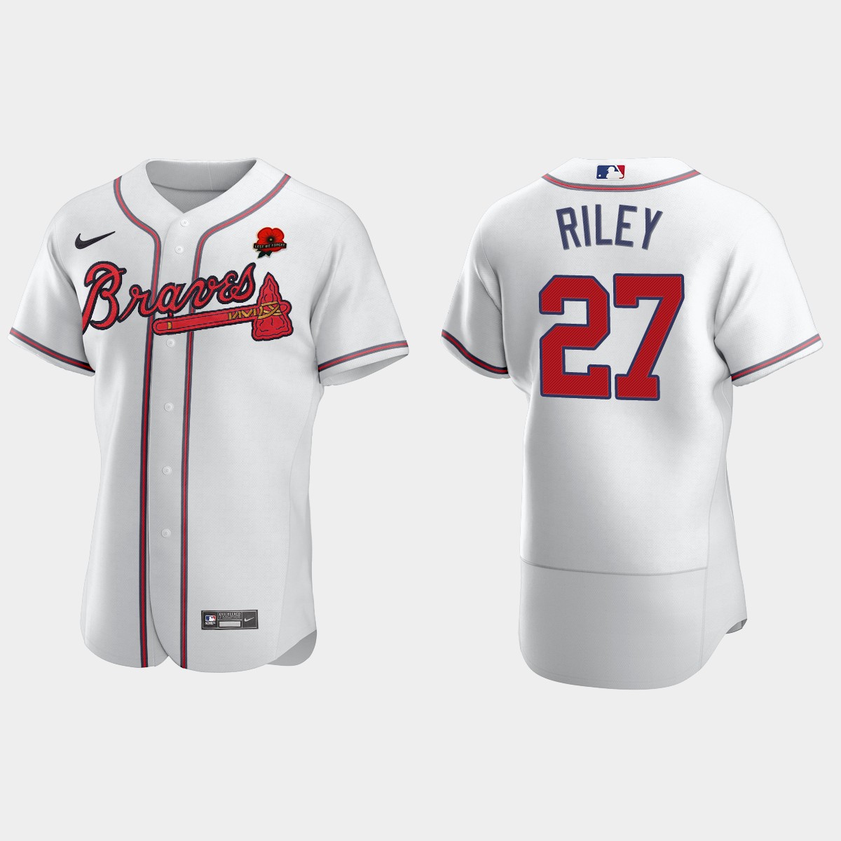 Austin Riley Atlanta Braves 2021 Memorial Day Jersey - White