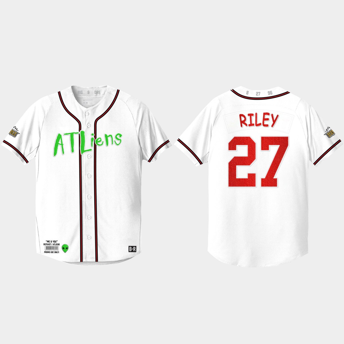 Austin Riley Atlanta Braves 25th Anniversary  Outkast Jersey - White