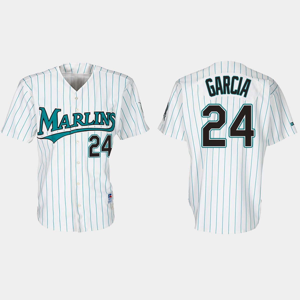 Avisail Garcia Florida Marlins 30th Anniversary Throwback Jersey - White Teal