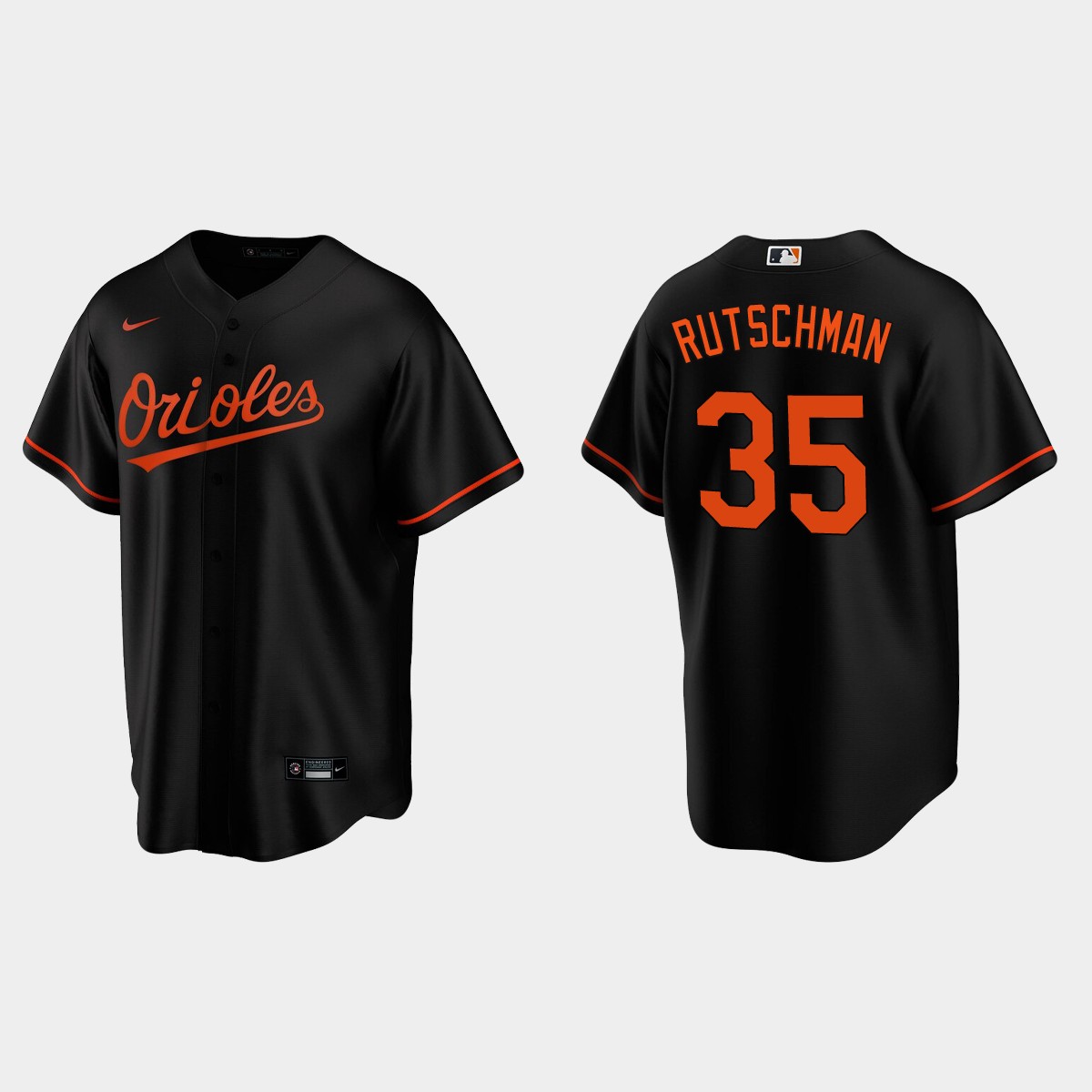 Baltimore Orioles Adley Rutschman Alternate Jersey - Black