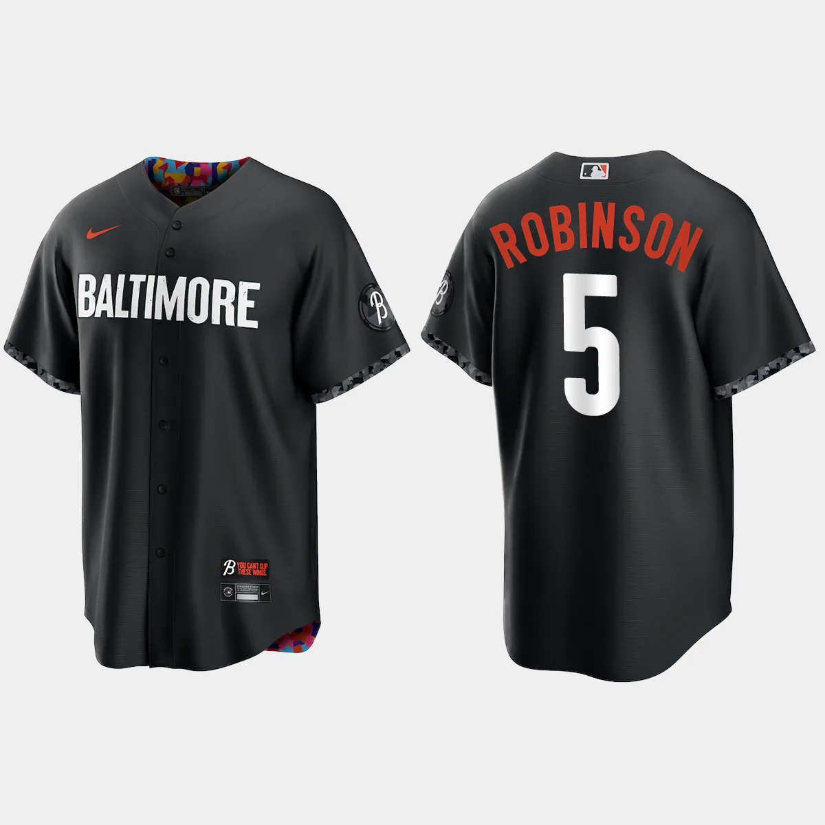 Baltimore Orioles Brooks Robinson 2023 City Connect Jersey - Black