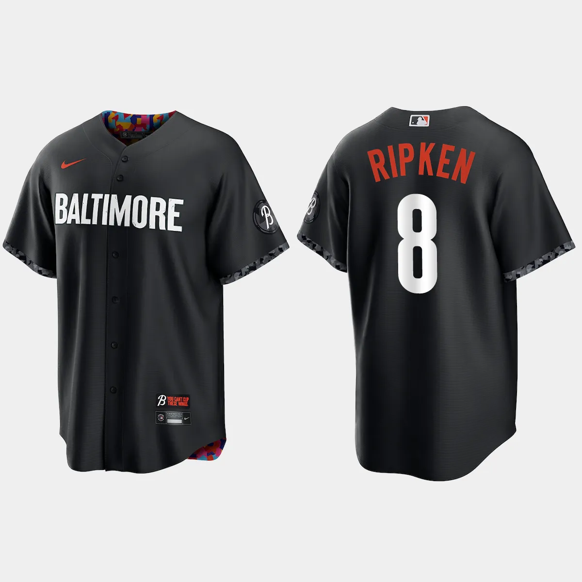 Baltimore Orioles Cal Ripken Jr. 2023 City Connect Jersey - Black