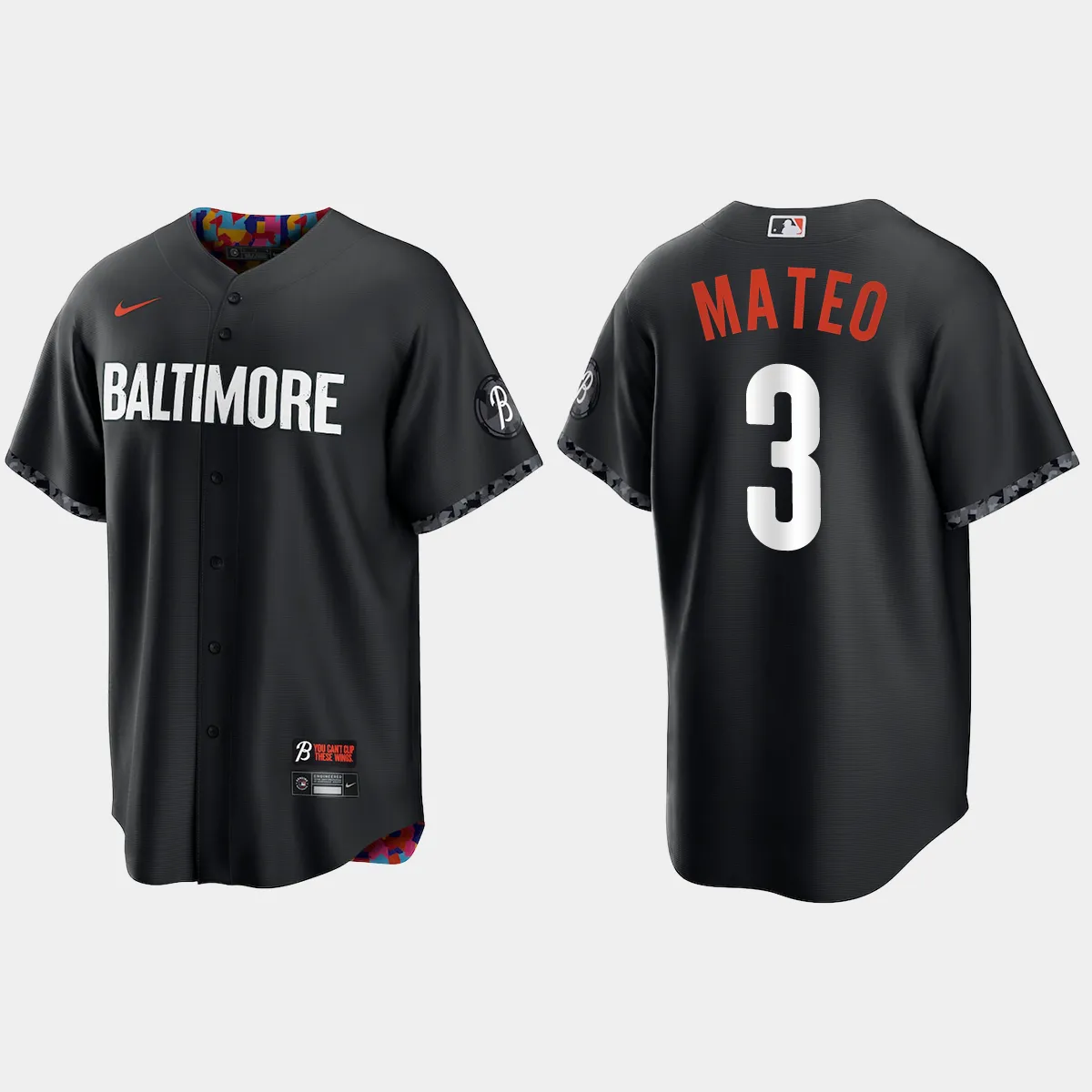 Baltimore Orioles Jorge Mateo 2023 City Connect Jersey - Black