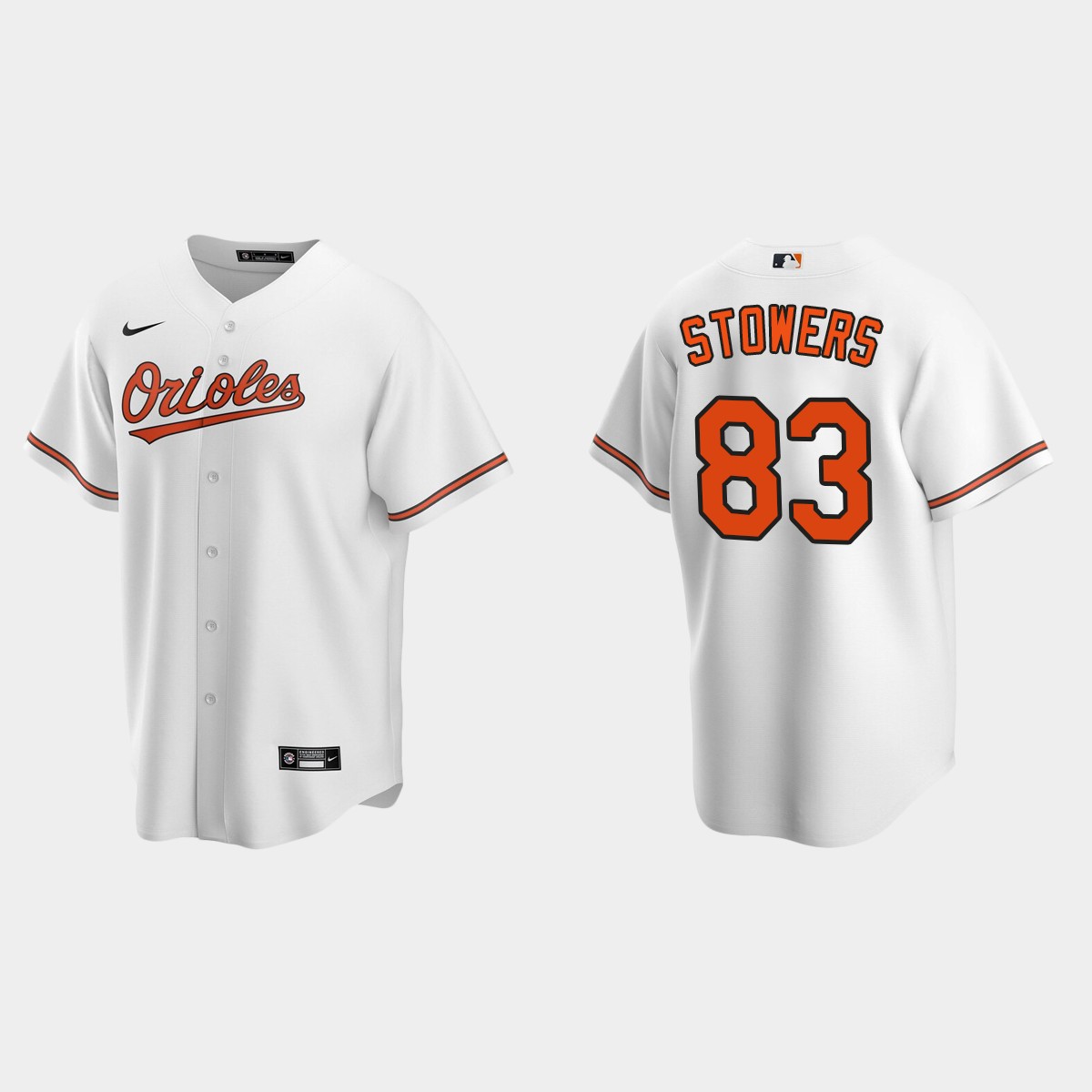 Baltimore Orioles Kyle Stowers Home Jersey - White