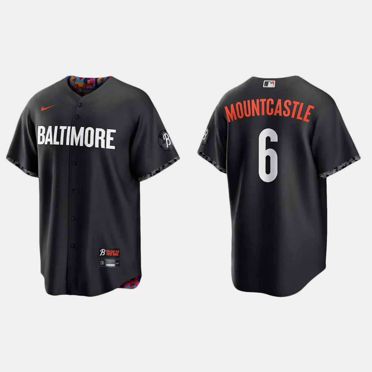 Baltimore Orioles Ryan Mountcastle 2023 City Connect Jersey - Black