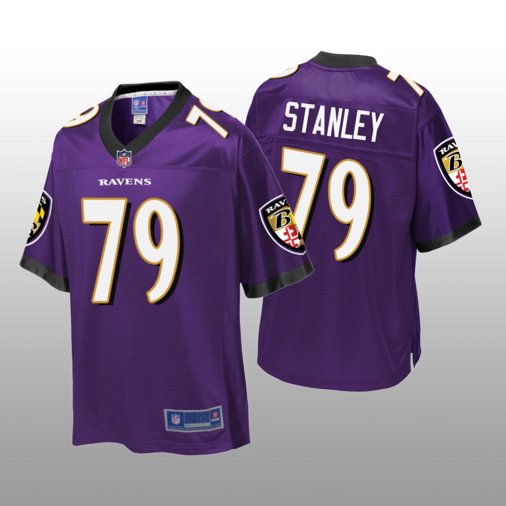 Baltimore Ravens #79 Purple Ronnie Stanley Pro Line Jersey - Youth