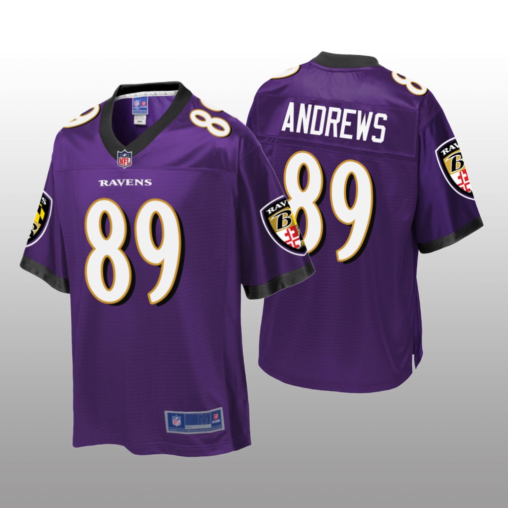 Baltimore Ravens #89 Purple Mark Andrews Pro Line Jersey - Youth