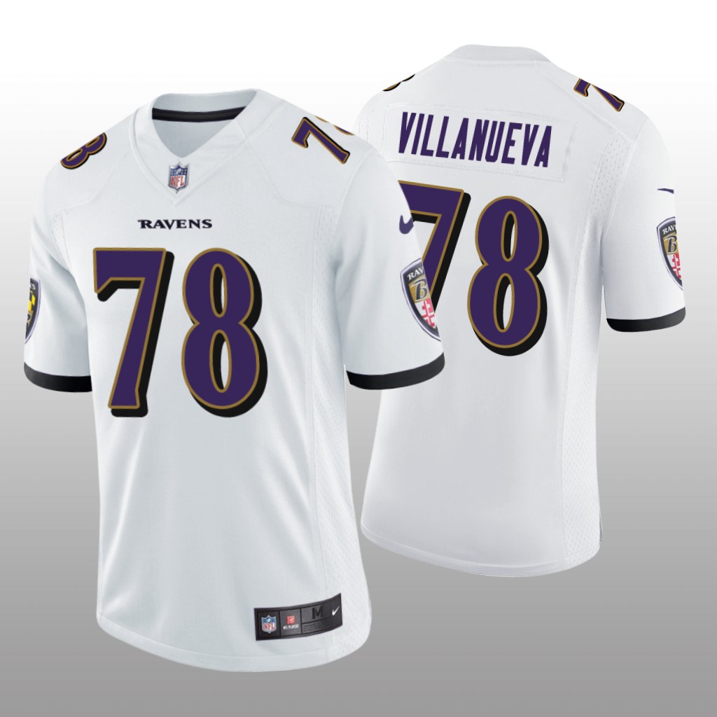 Baltimore Ravens Alejandro Villanueva White Jersey Vapor Limited Vapor Limited - Men's