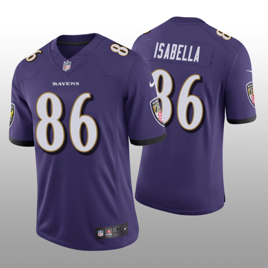 Baltimore Ravens Andy Isabella Purple Jersey Vapor Limited - Men's