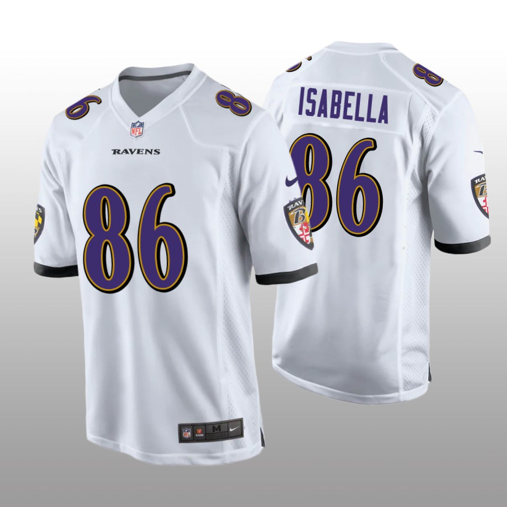 Baltimore Ravens Andy Isabella White Jersey Game - Men's