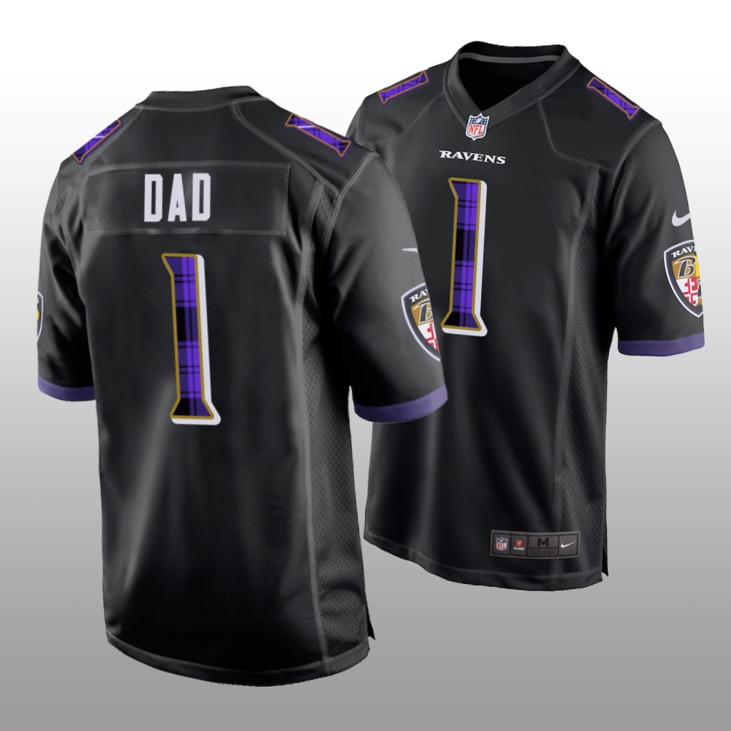 Baltimore Ravens Black Gift 2022 Father's Day - Men's