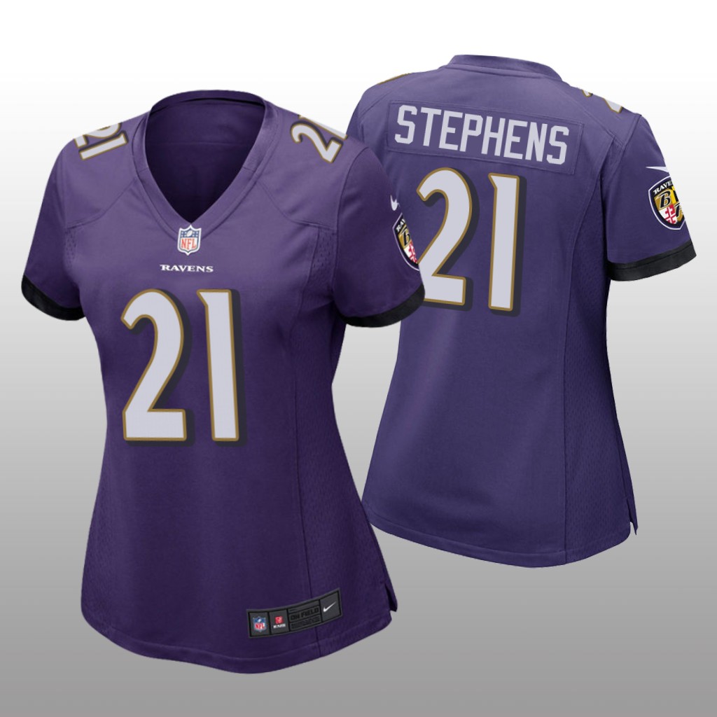 Baltimore Ravens Brandon Stephens Purple Jersey Game - Women's