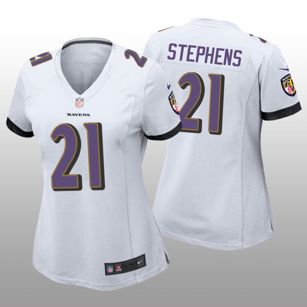 Baltimore Ravens Brandon Stephens White Jersey Game - Women's