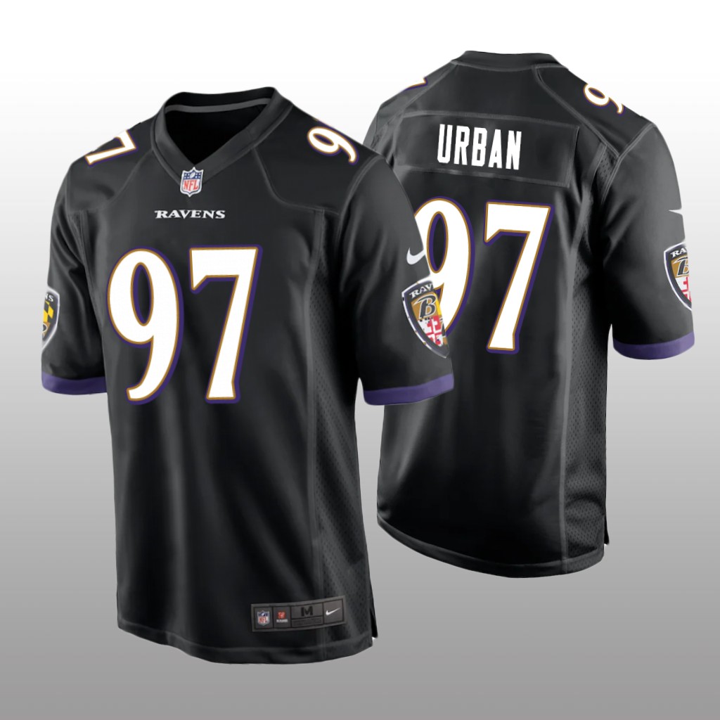 Baltimore Ravens Brent Urban Black Jersey Game - Men's