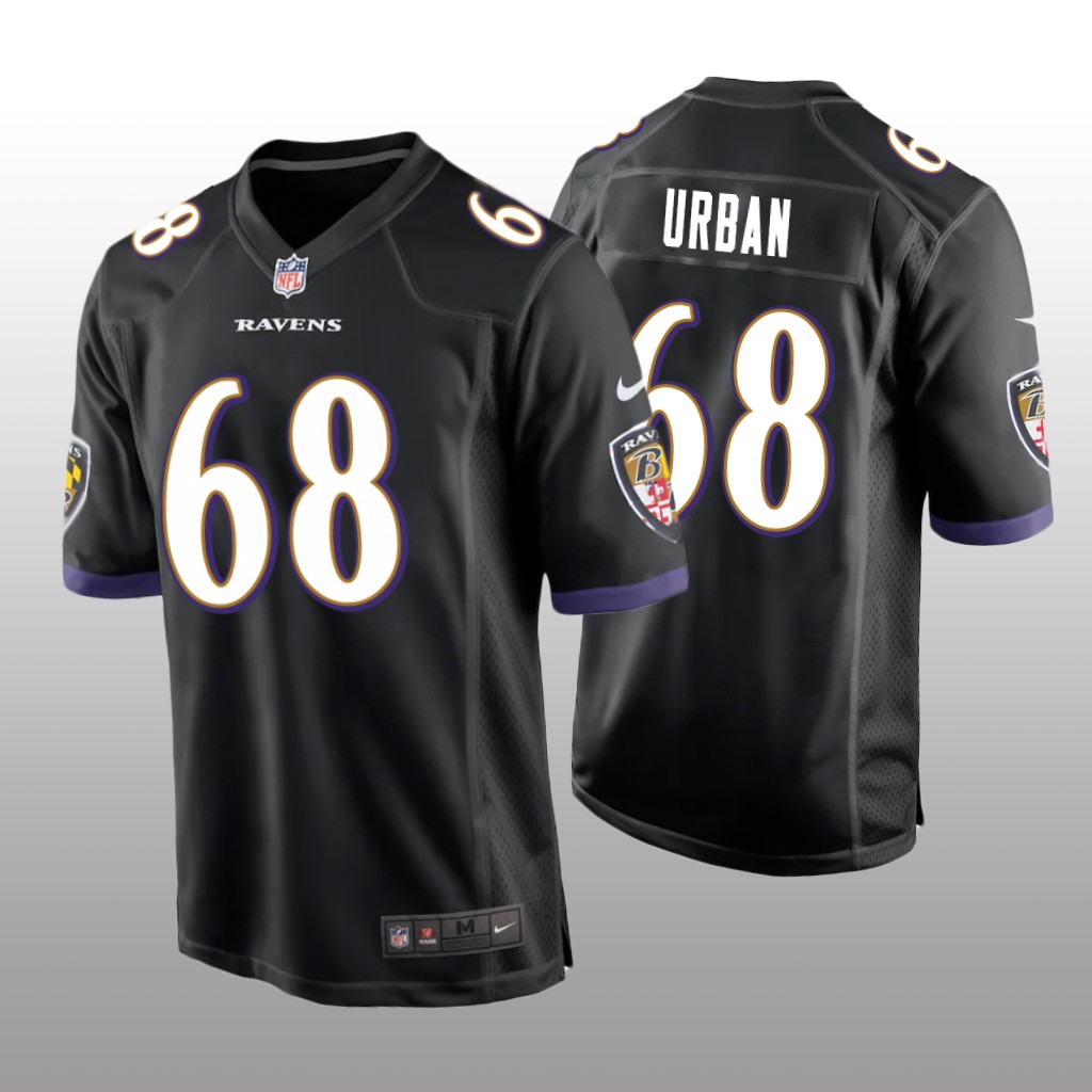 Baltimore Ravens Brent Urban Black Jersey Game - Men's