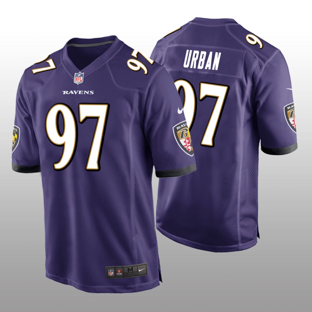 Baltimore Ravens Brent Urban Purple Jersey Game - Men's