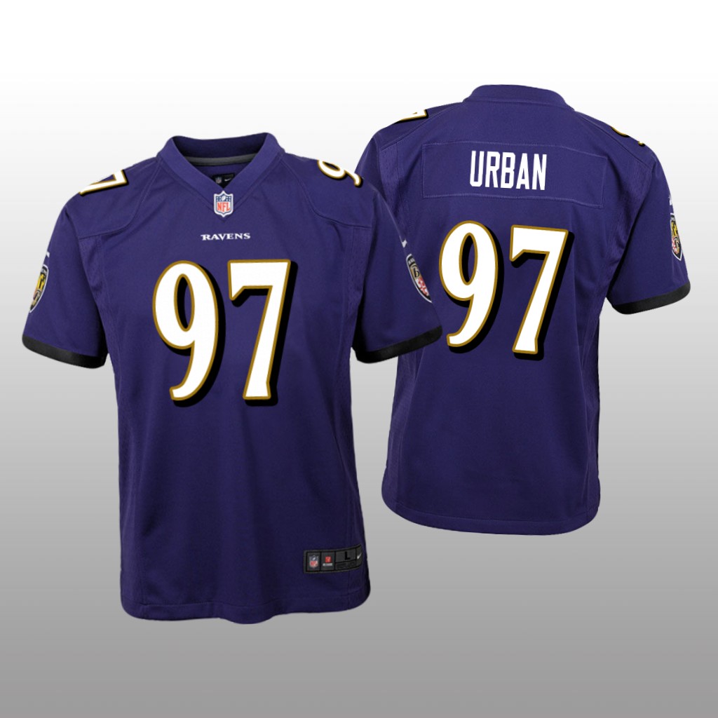 Baltimore Ravens Brent Urban Purple Jersey Game - Youth
