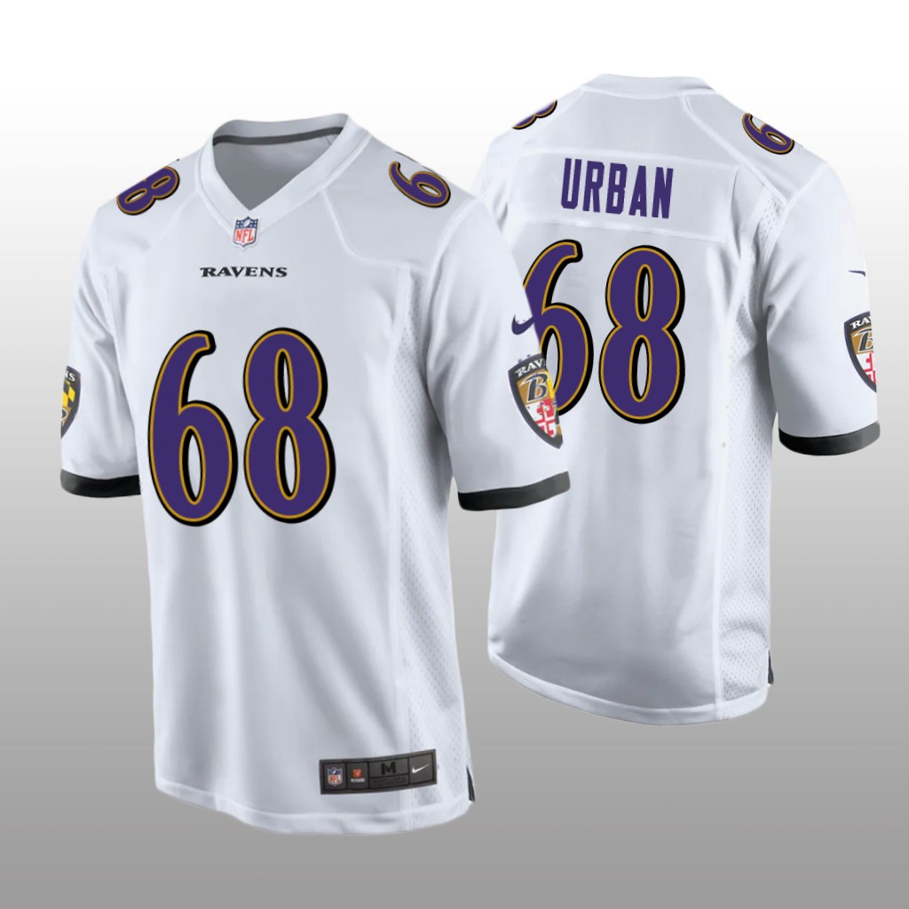 Baltimore Ravens Brent Urban White Jersey Game - Men's