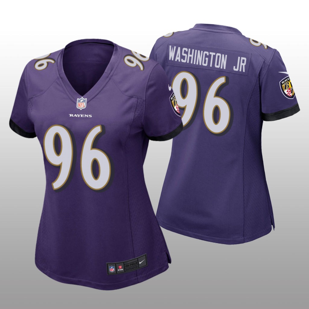 Baltimore Ravens Broderick Washington Jr. Purple Jersey Game - Women's