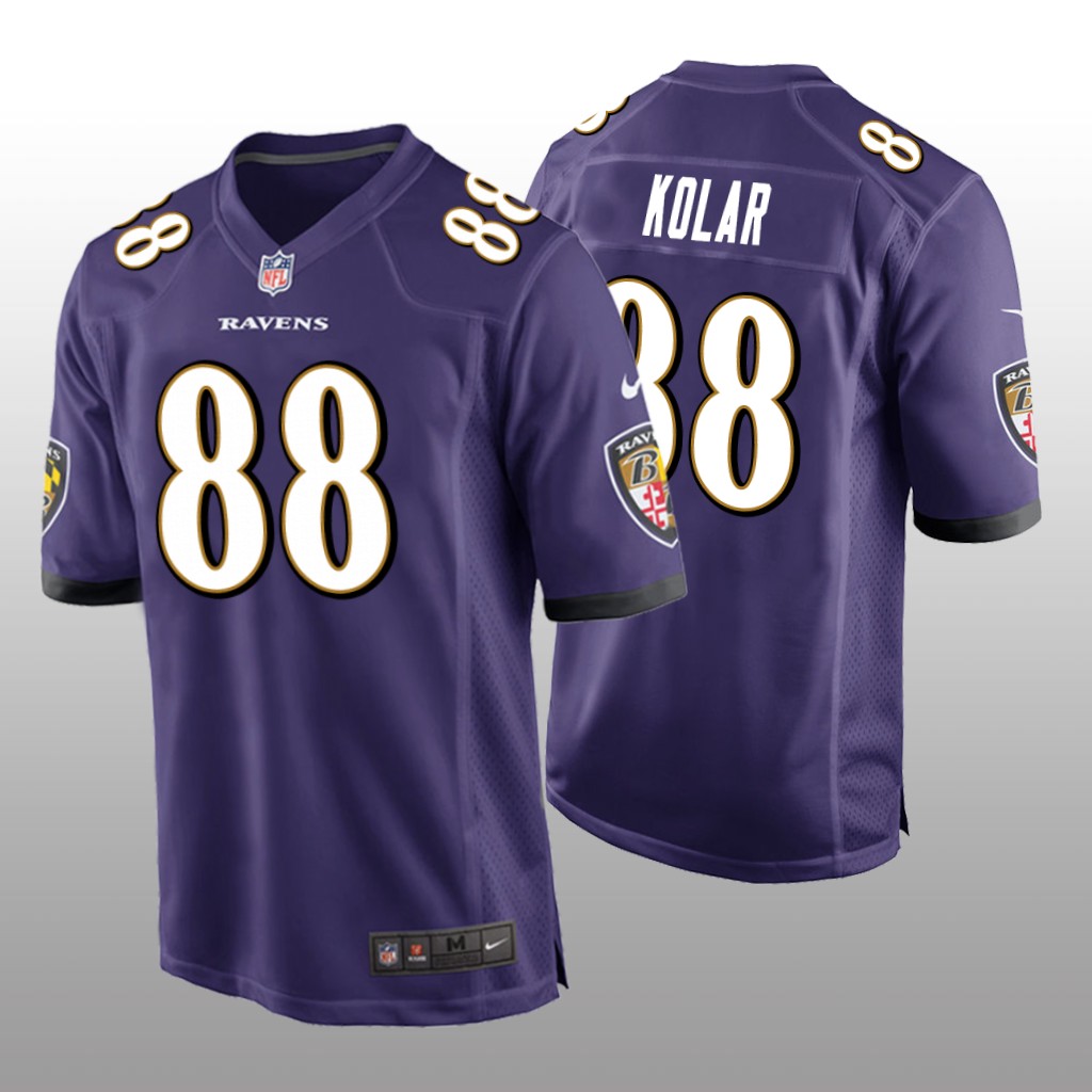 Baltimore Ravens Charlie Kolar Purple Jersey Game - Men's