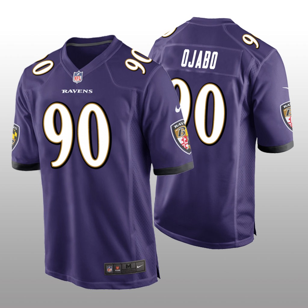 Baltimore Ravens David Ojabo Purple Jersey Game - Men's