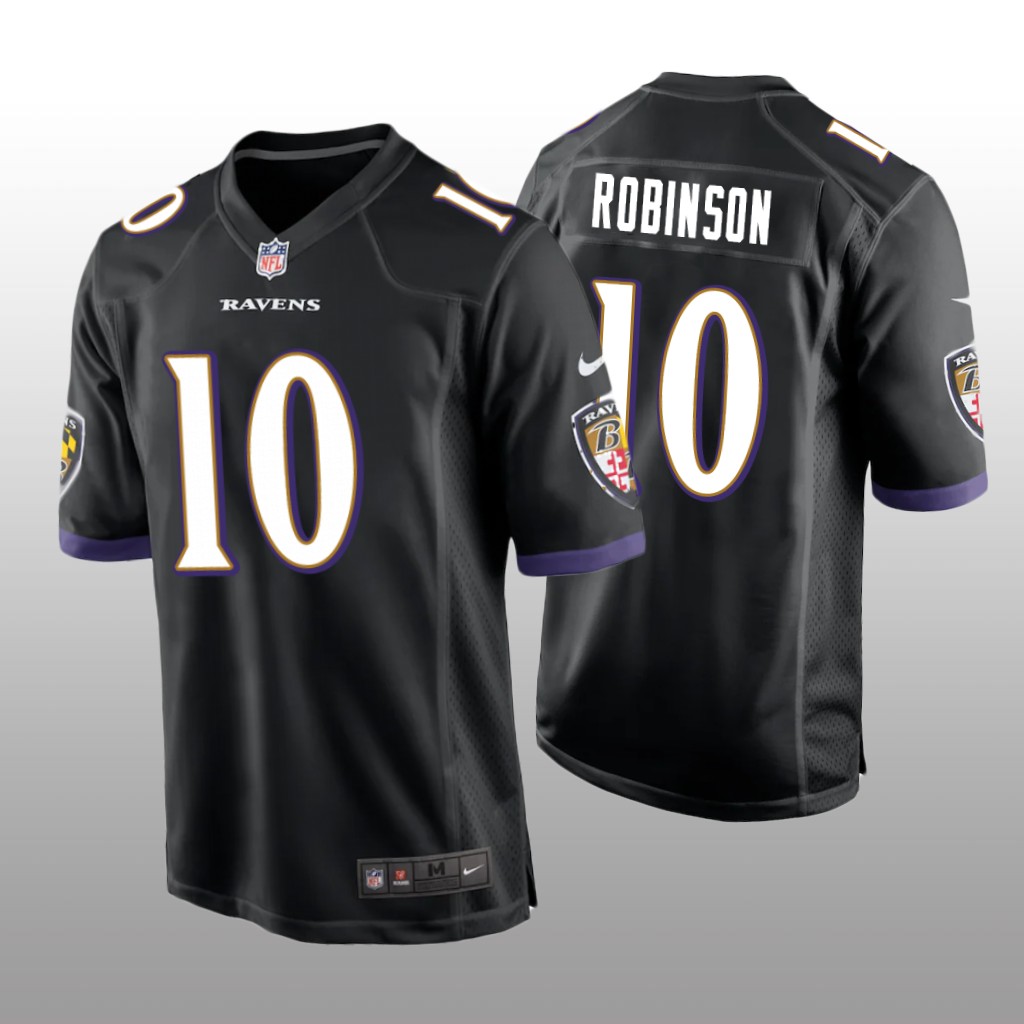 Baltimore Ravens Demarcus Robinson Black Jersey Game - Men's
