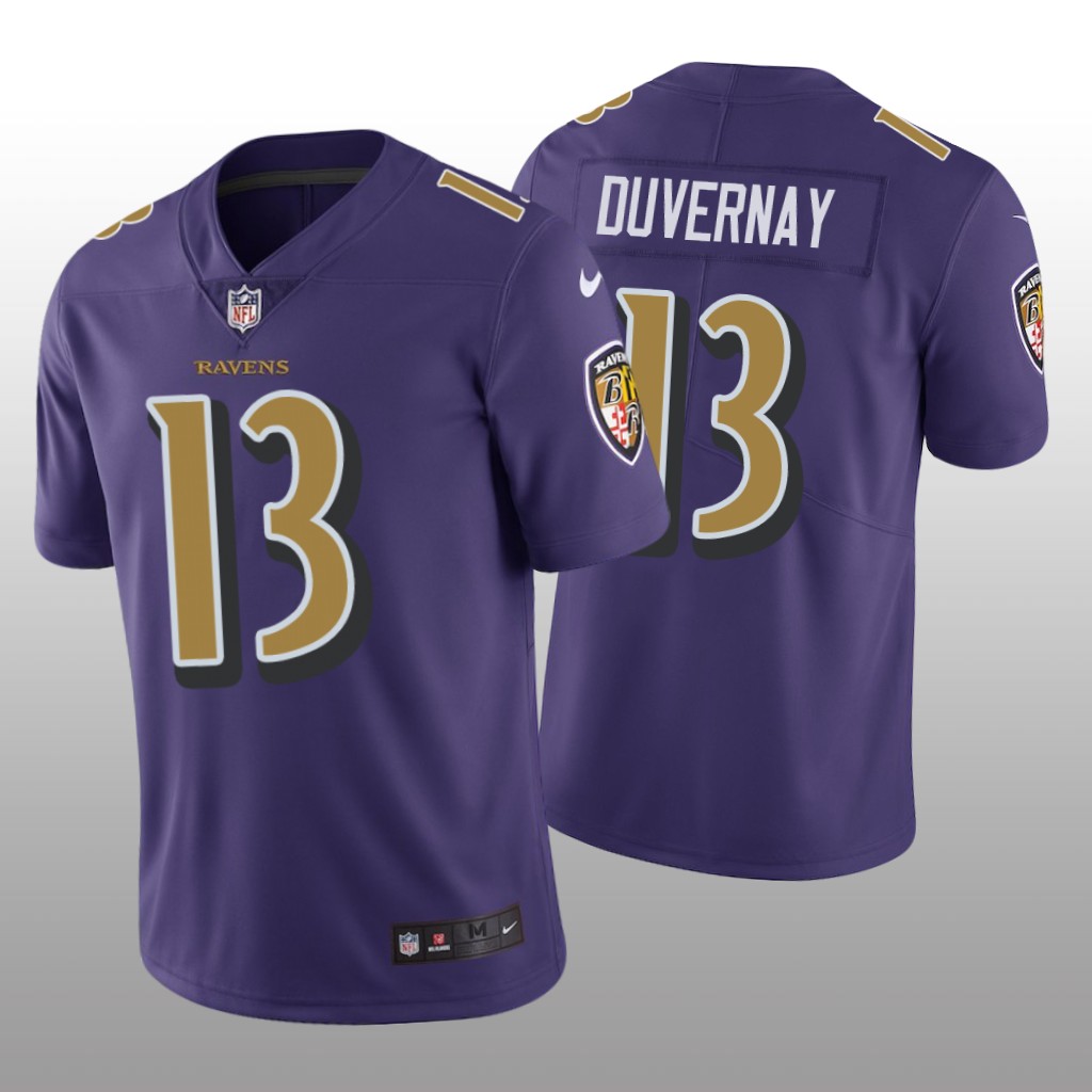 Baltimore Ravens Devin Duvernay Purple Jersey Color Rush Limited - Men's