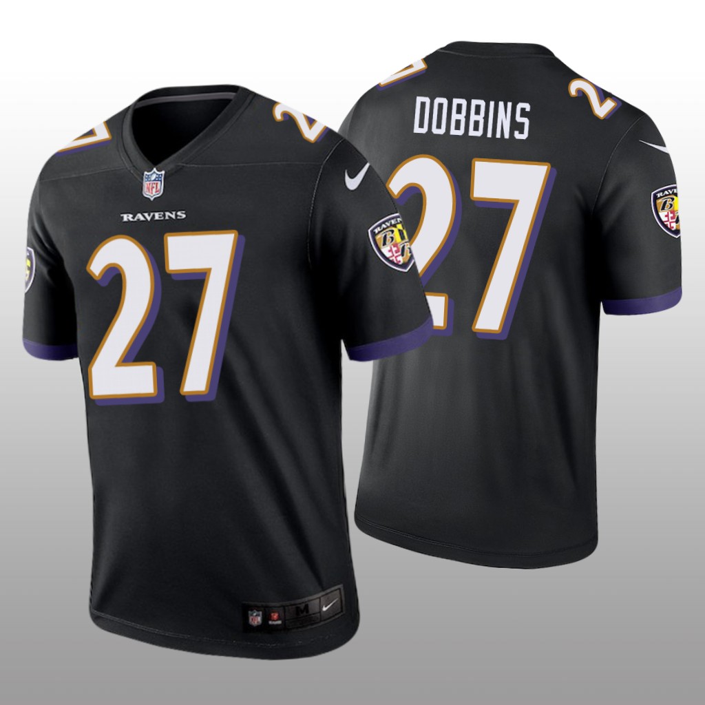 Baltimore Ravens J.K. Dobbins Black Jersey Legend - Men's