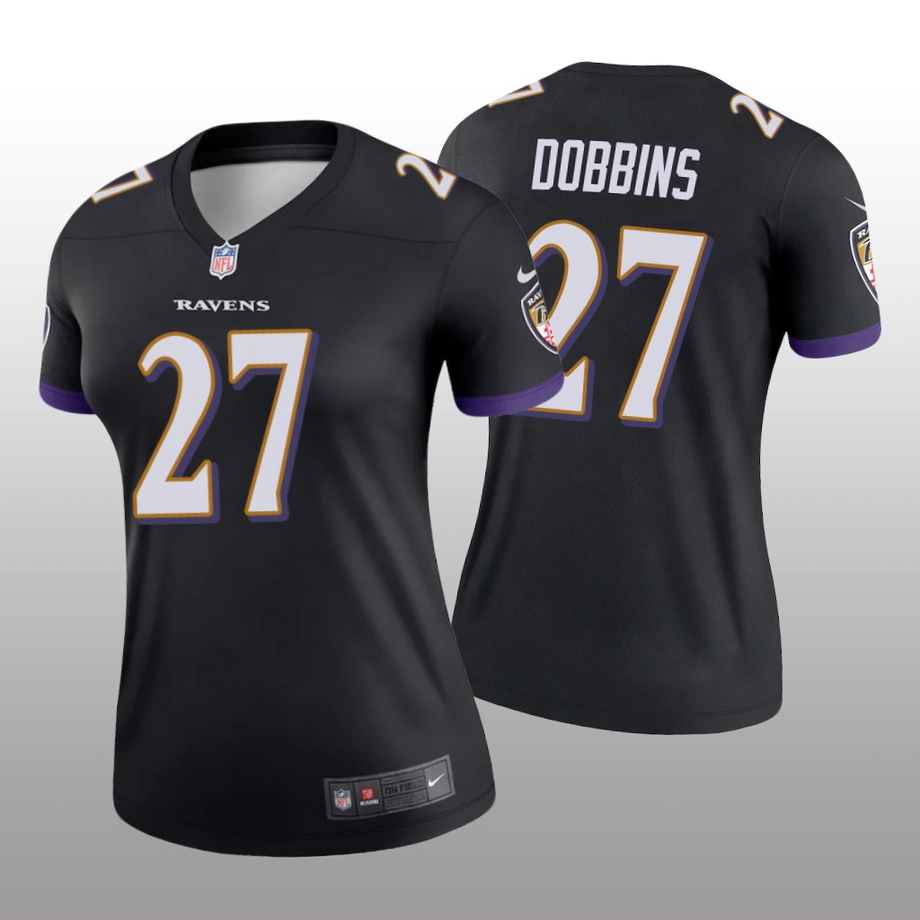 Baltimore Ravens J.K. Dobbins Black Jersey Legend - Women's