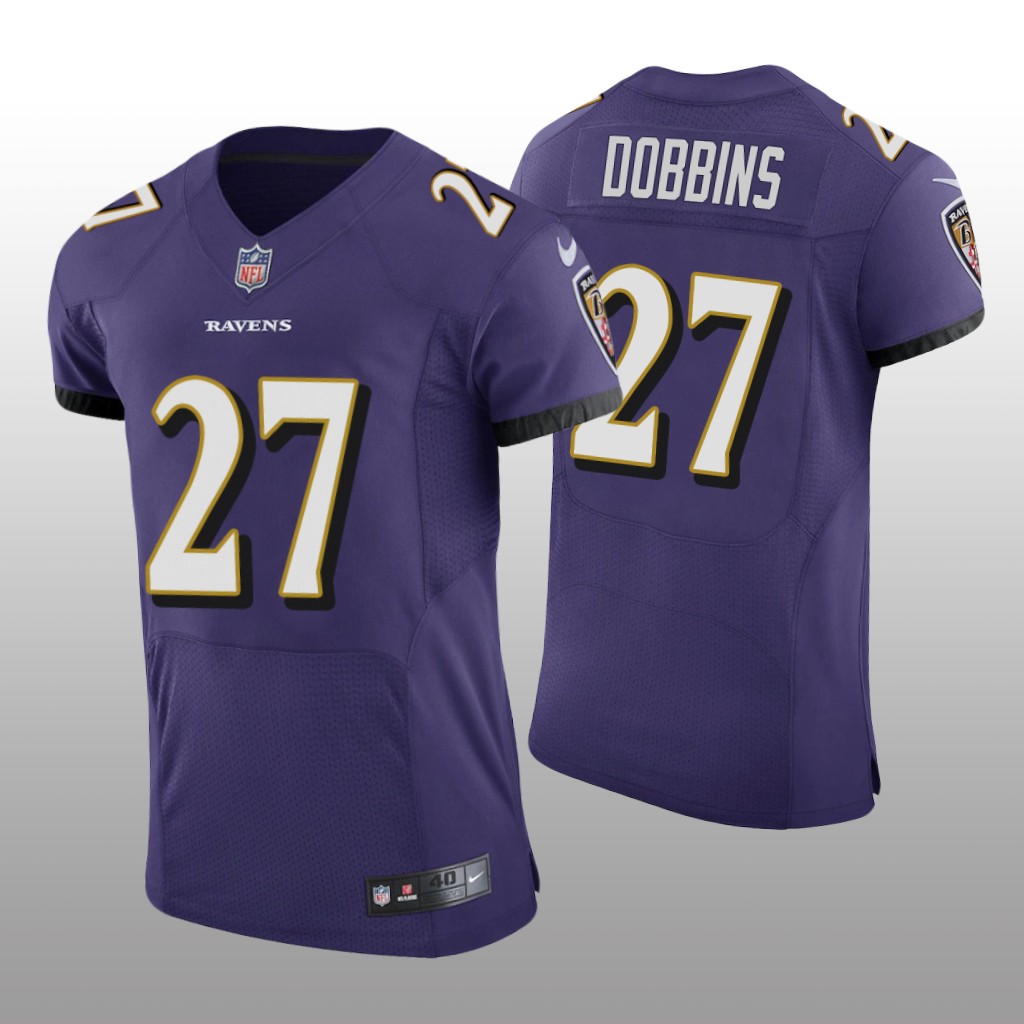 Baltimore Ravens J.K. Dobbins Purple Jersey Vapor Elite Men's