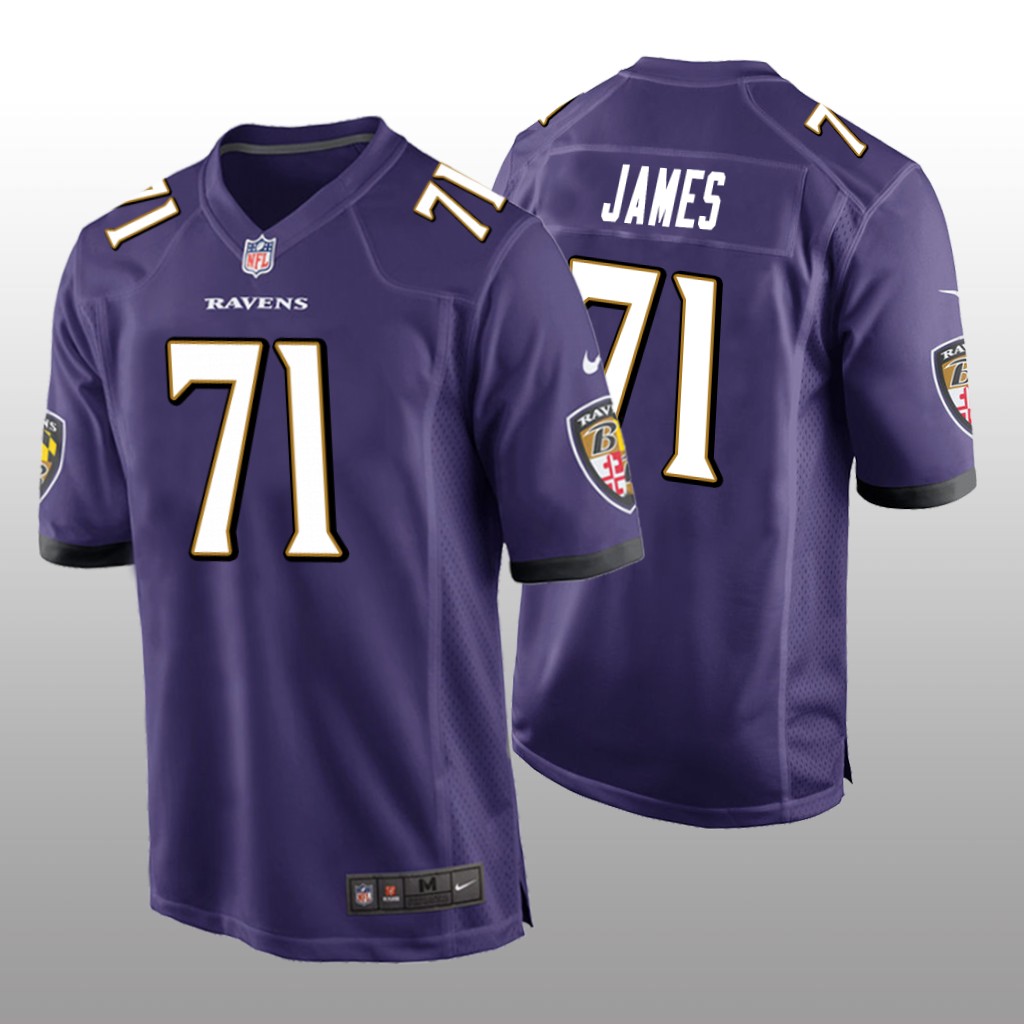 Baltimore Ravens Ja'Wuan James Purple Jersey Game - Men's