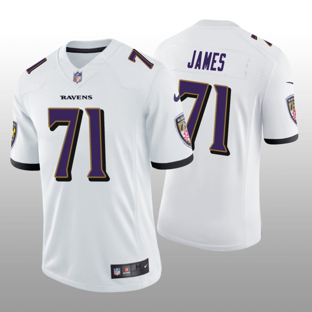 Baltimore Ravens Ja'Wuan James White Jersey Vapor Limited Vapor Limited - Men's