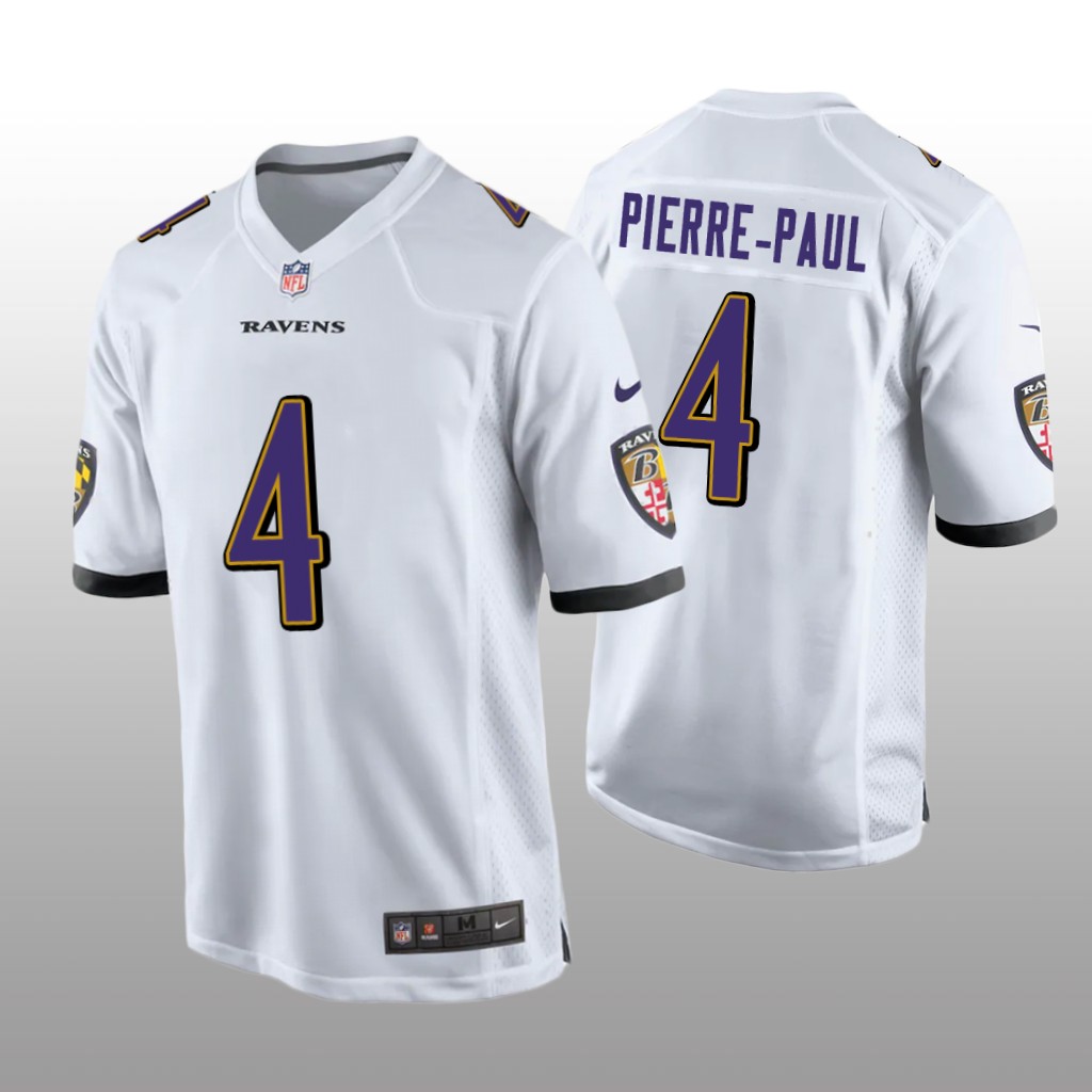 Baltimore Ravens Jason Pierre-Paul White Jersey Game - Men's