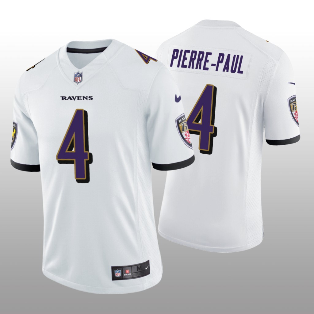 Baltimore Ravens Jason Pierre-Paul White Jersey Vapor Limited - Men's