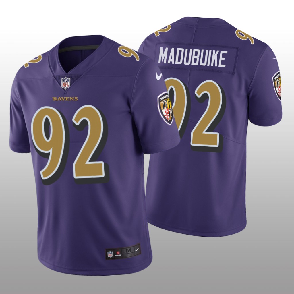 Baltimore Ravens Justin Madubuike Purple Jersey Color Rush Limited - Men's