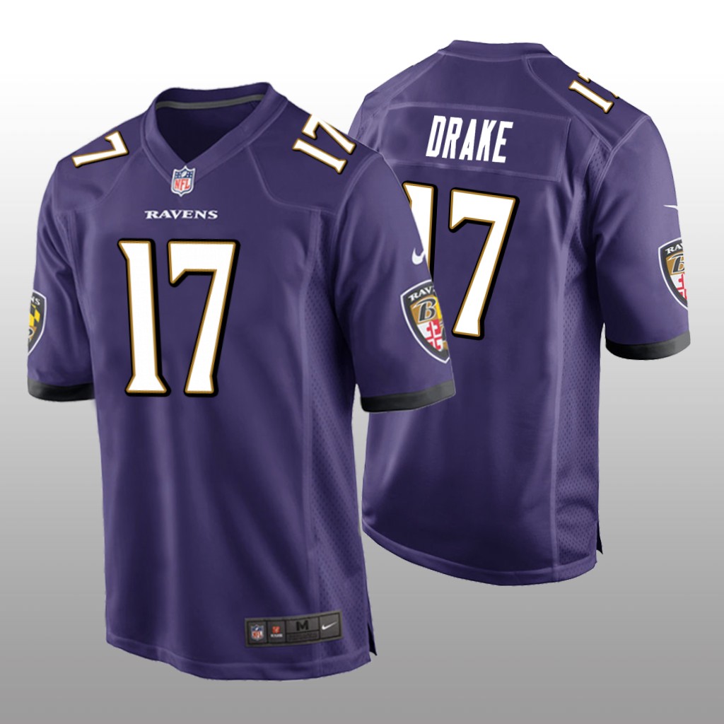 Baltimore Ravens Kenyan Drake Purple Jersey Game - Men's
