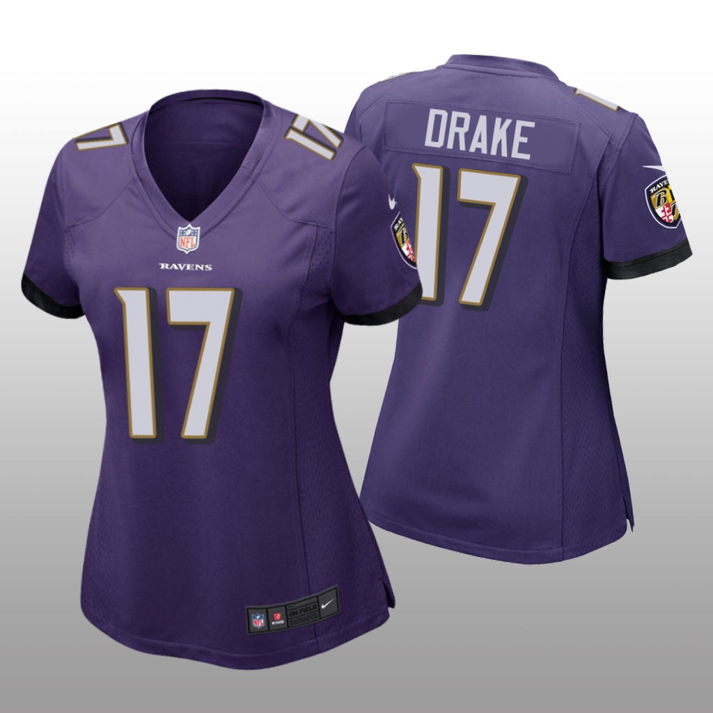 Baltimore Ravens Kenyan Drake Purple Jersey Game - Women's