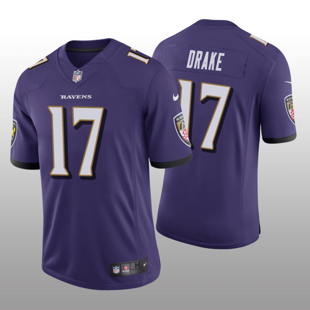 Baltimore Ravens Kenyan Drake Purple Jersey Vapor Limited - Men's